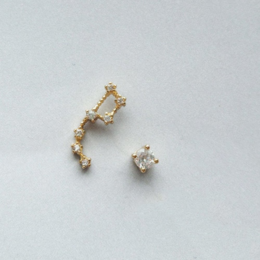 💙💕Last one Polaris North Star Stud Earrings - Picture 5 of 6